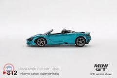 1:64 Mini GT 2024 Mclaren 750S SPIDER BELIZE BLUE