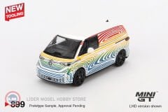 1:64 Mini GT 2022 Volkswagen ID.BUZZ PROTOTYPE RAINBOW