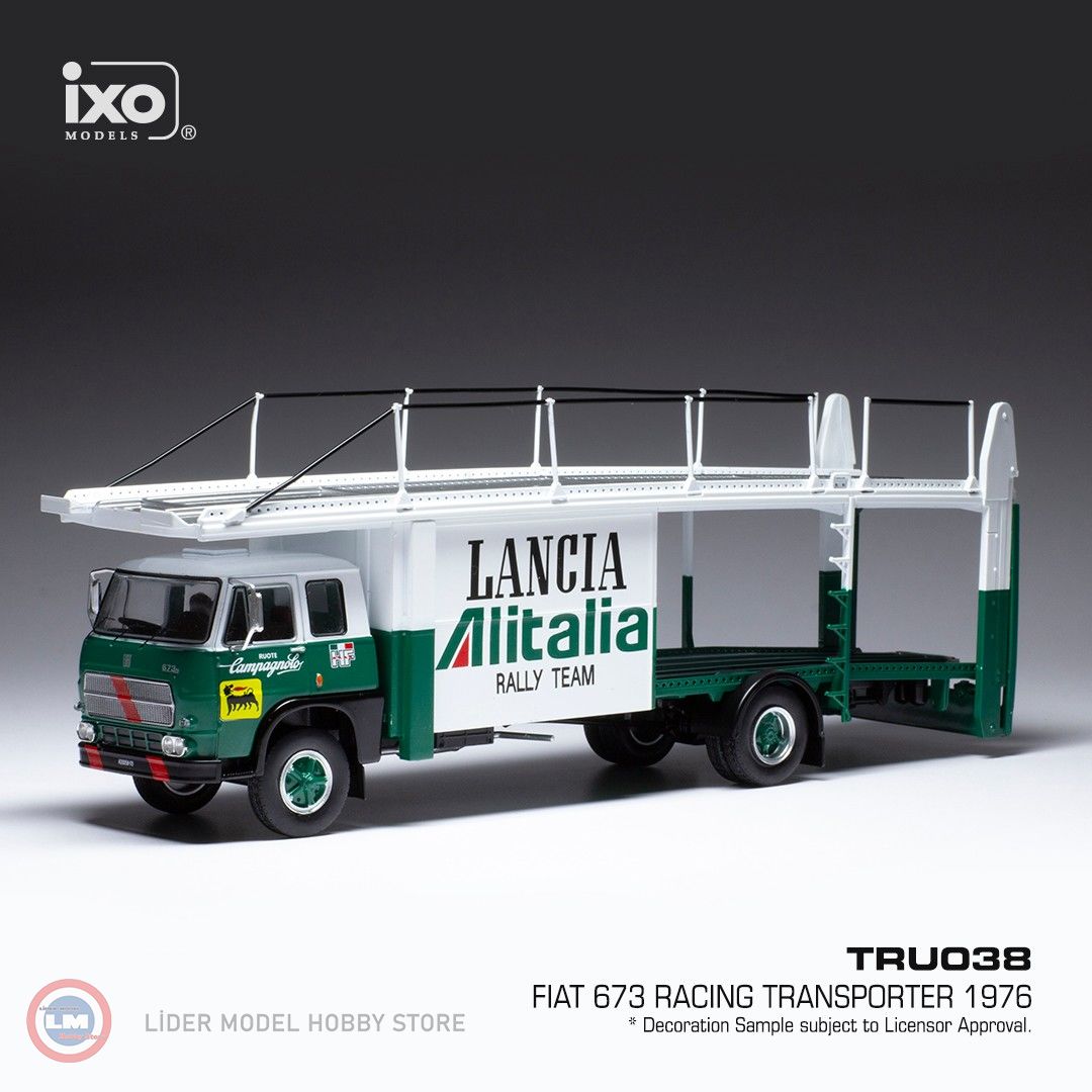 1:43 1976 Fiat 673 Racing Transporter Lancia Alitalia Racing Team