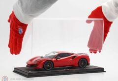 1:18 BBR Ferrari 488 PISTA Rosso Corsa with Carbon wheels and wing &showcase