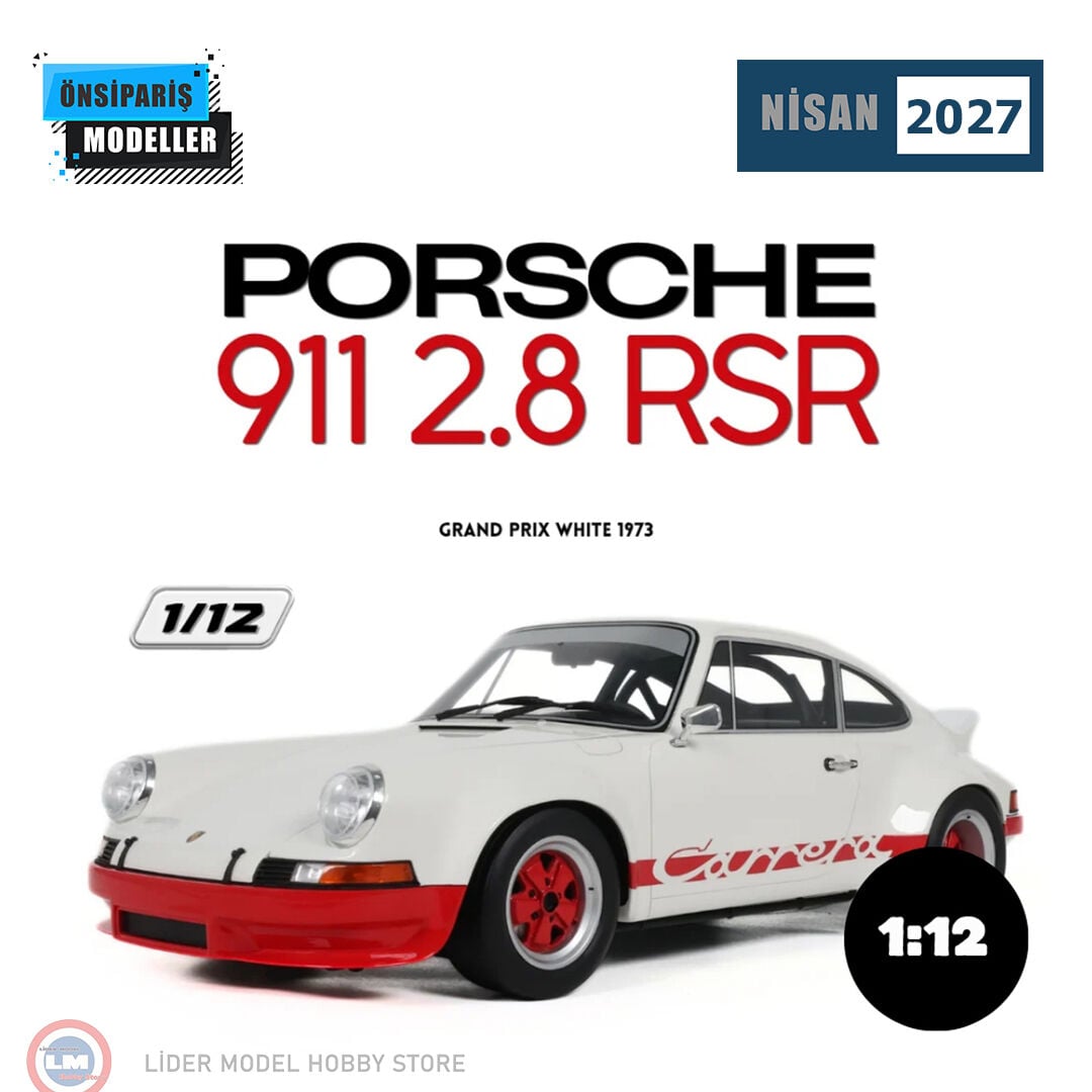 1:12 GT Spirit 1973 Porsche 911 2.8 RSR Grand Prix White