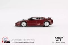 1:64 Mini GT 1995 Bugatti EB110 GT DARK RED METALLIC