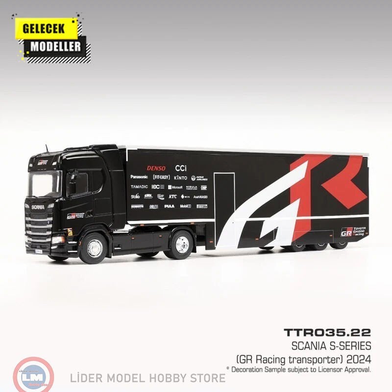 1:43 IXO 2024 Scania S-Series GR Racing Team