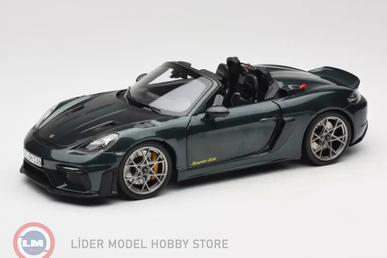 1:18 Norev 2023 Porsche 718 Spyder RS with Weissachpackage - dark green