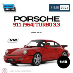 1:18 GT Spirit 1991 Porsche 911 (964) Turbo 3.3 Guards Red
