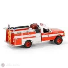 1:64 Greenlight 1987 Ford F350 Mini Pumper Fire Truck FDNY