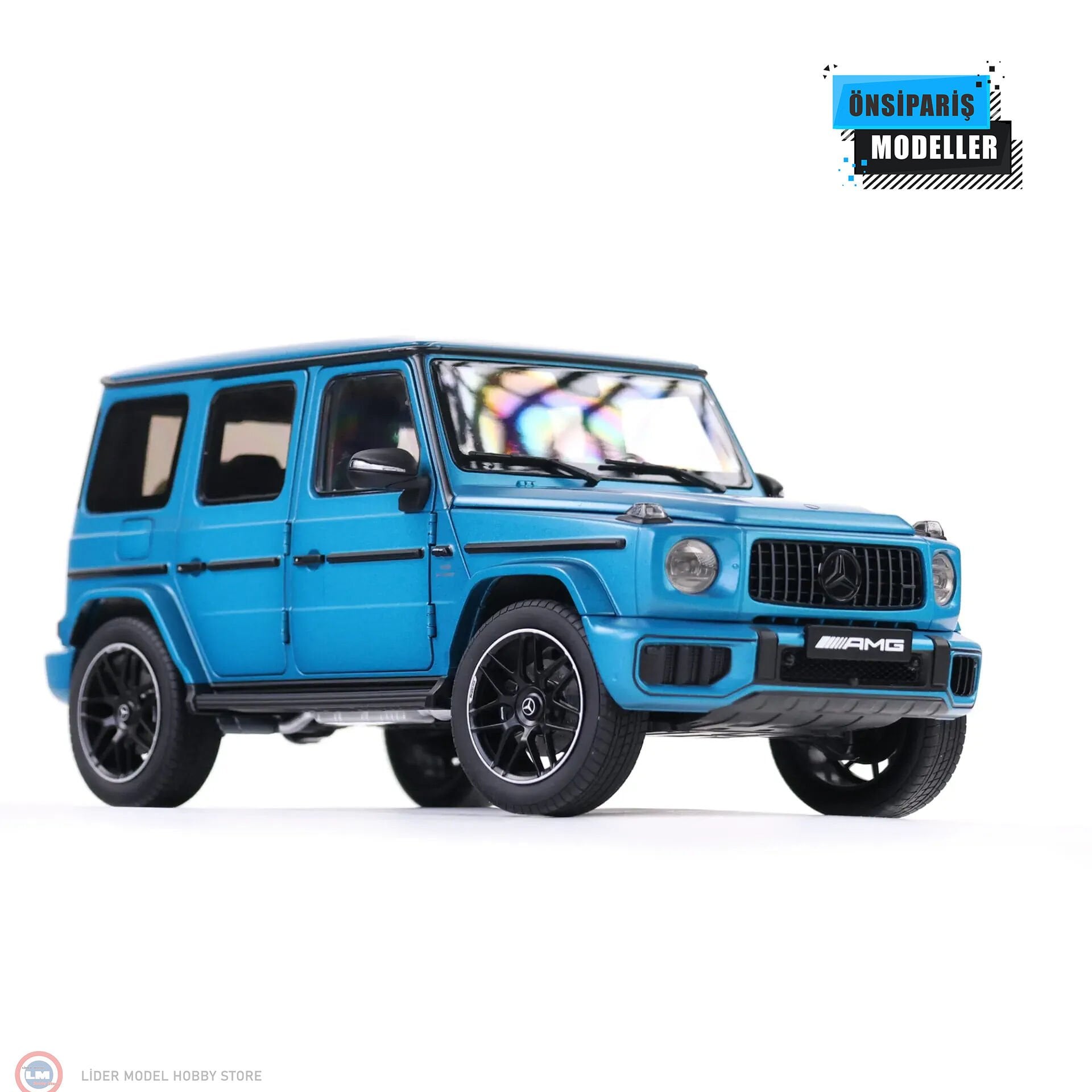 1:18 NZG 2025 Mercedes Benz G63 AMG W465 Hyper Blue