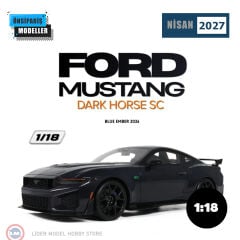 1:18 GT Spirit 2026 Ford Mustang Dark Horse SC Blue Ember