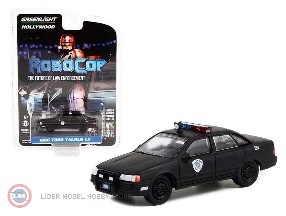 1:64 Greenlight 1986 Ford Taurus LX RoboCop (1987)