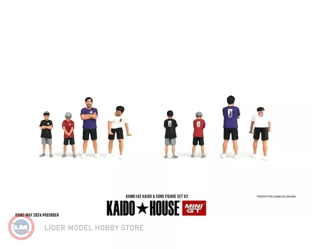 1:64 Mini GT Kaido 2024 KAIDOHOUSE FIGURINE KAIDO & SONS V2