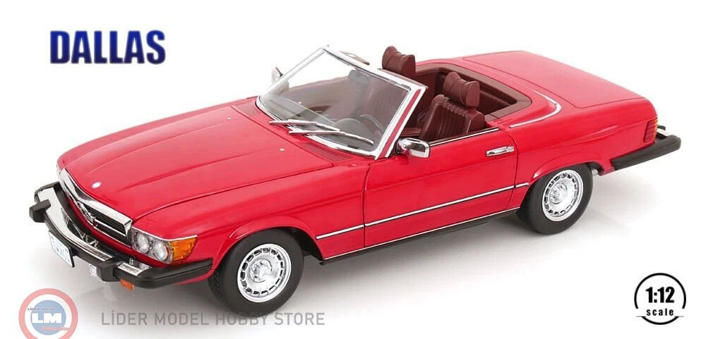 1:12 KK Scale 1979 Mercedes Benz 450 SL R107 US Version Soft Top Dallas TV Series