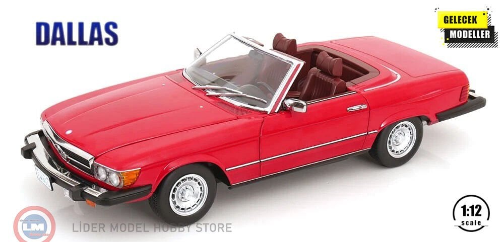 1:12 KK Scale 1979 Mercedes Benz 450 SL R107 US Version Soft Top Dallas TV Series