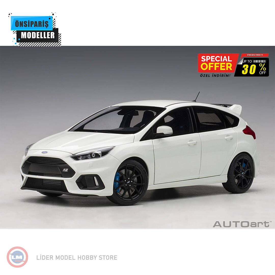 1:18 2016 Ford Focus RS (Frozen White)