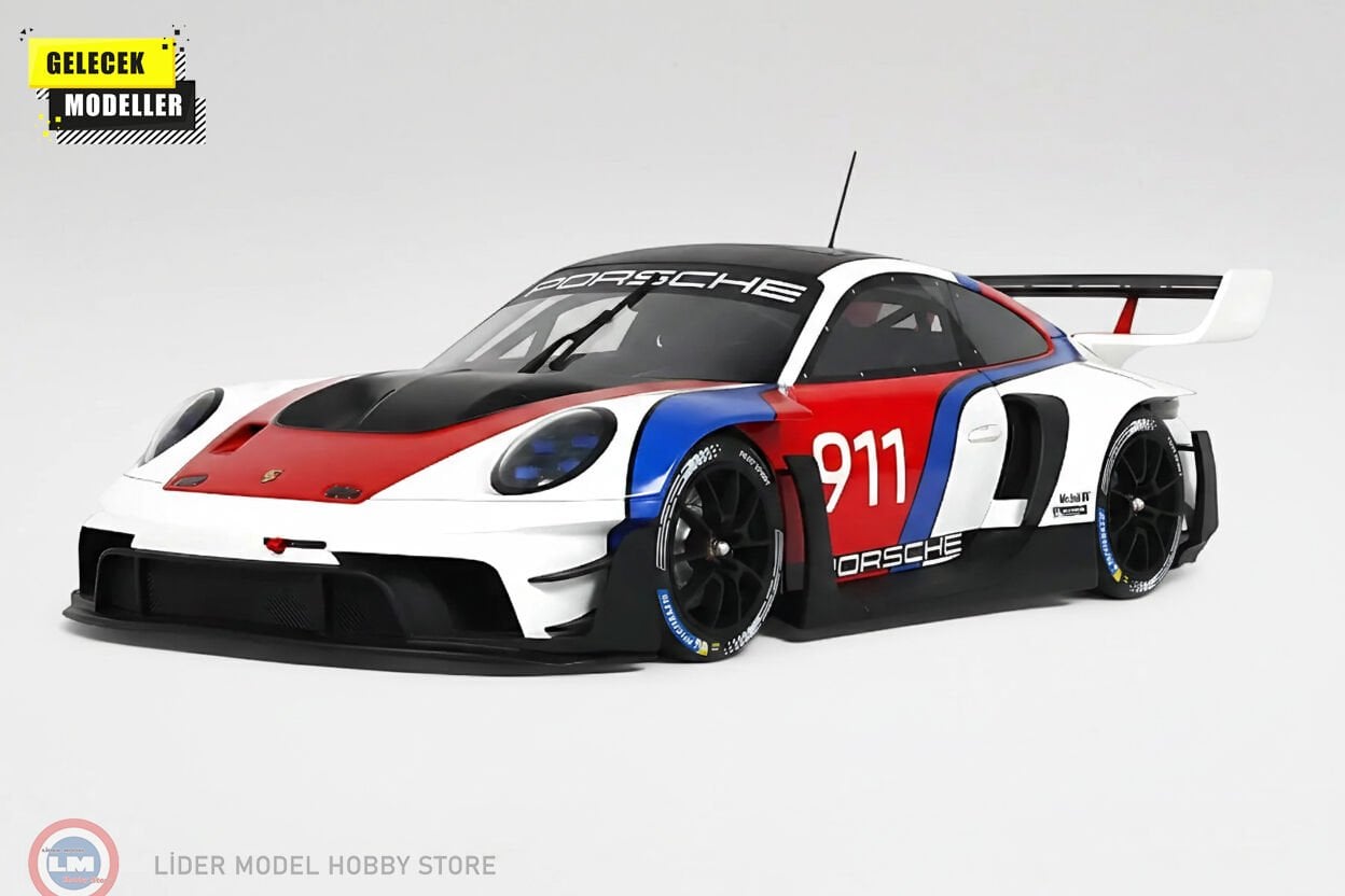 1:18 GT Spirit 2023 Porsche 911 992 GT3 R Rennsport White