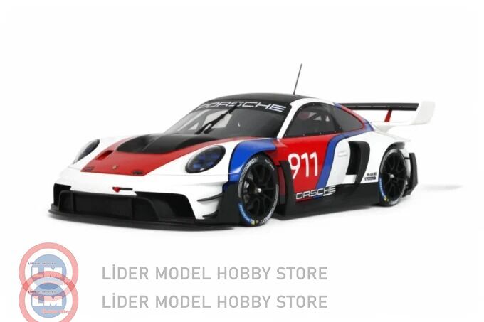 1:18 GT Spirit 2023 Porsche 911 992 GT3 R Rennsport White