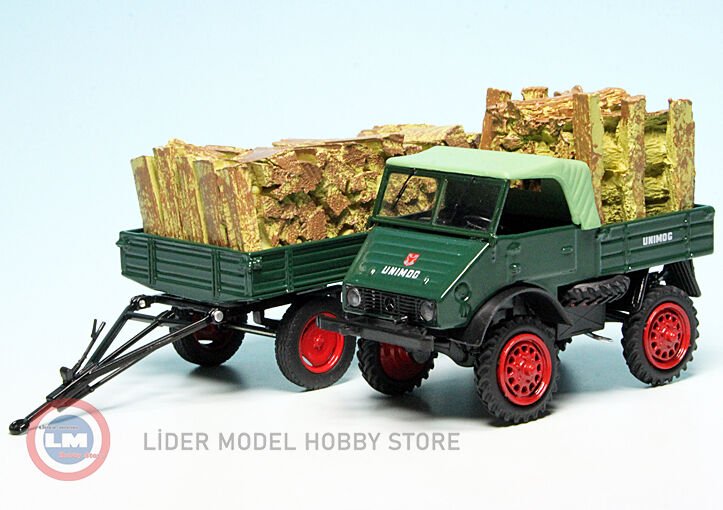 1:43  1953 Mercedes Benz Unimog 401+ Römork