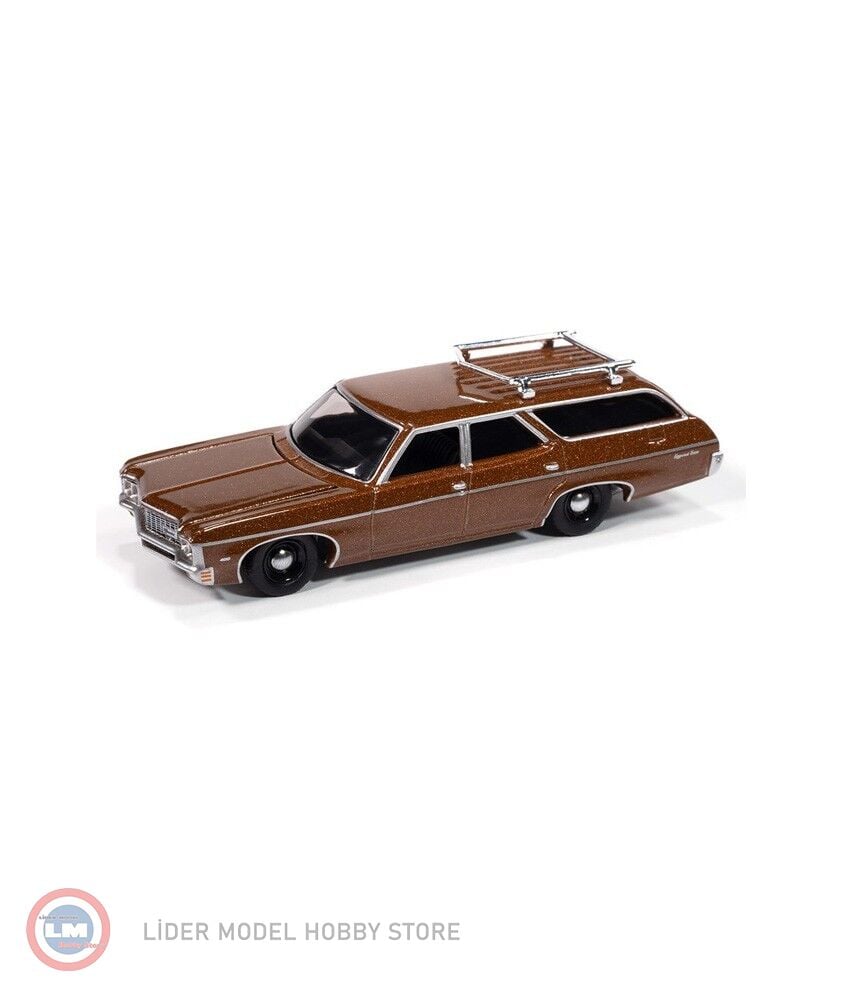 1:64 Autoworld 1970 Chevy Kingswood Estate Solid Copper Metalic