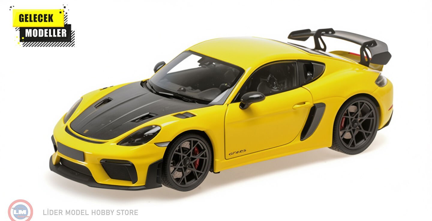 1:18 Minichamps 2024 PORSCHE CAYMAN GT4 RS - WEISSACH PACKAGE