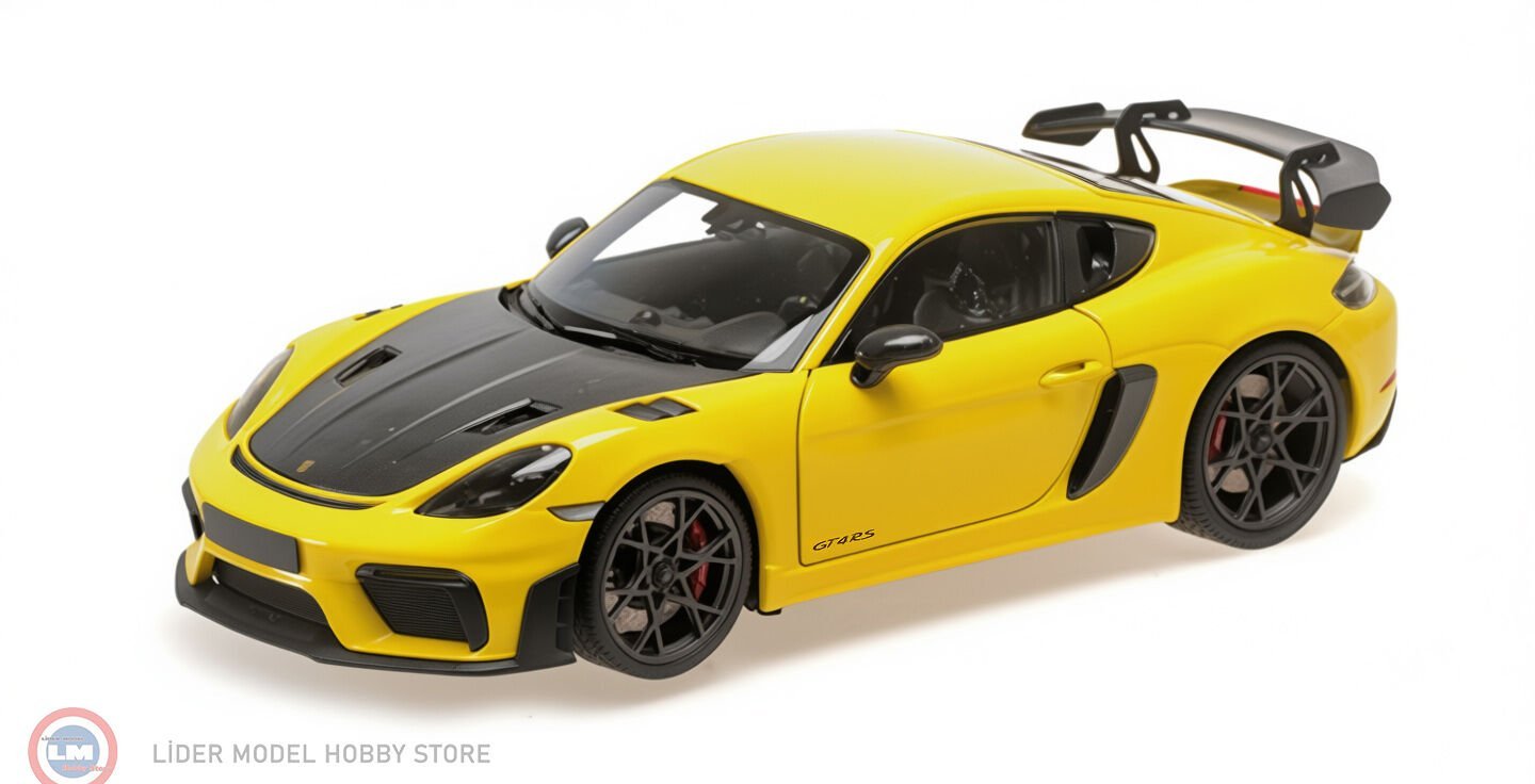 1:18 Minichamps 2024 PORSCHE CAYMAN GT4 RS - WEISSACH PACKAGE