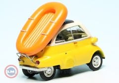 1:43 1955 BMW Isetta +Schlauchboot