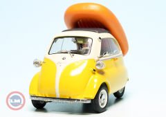 1:43 1955 BMW Isetta +Schlauchboot
