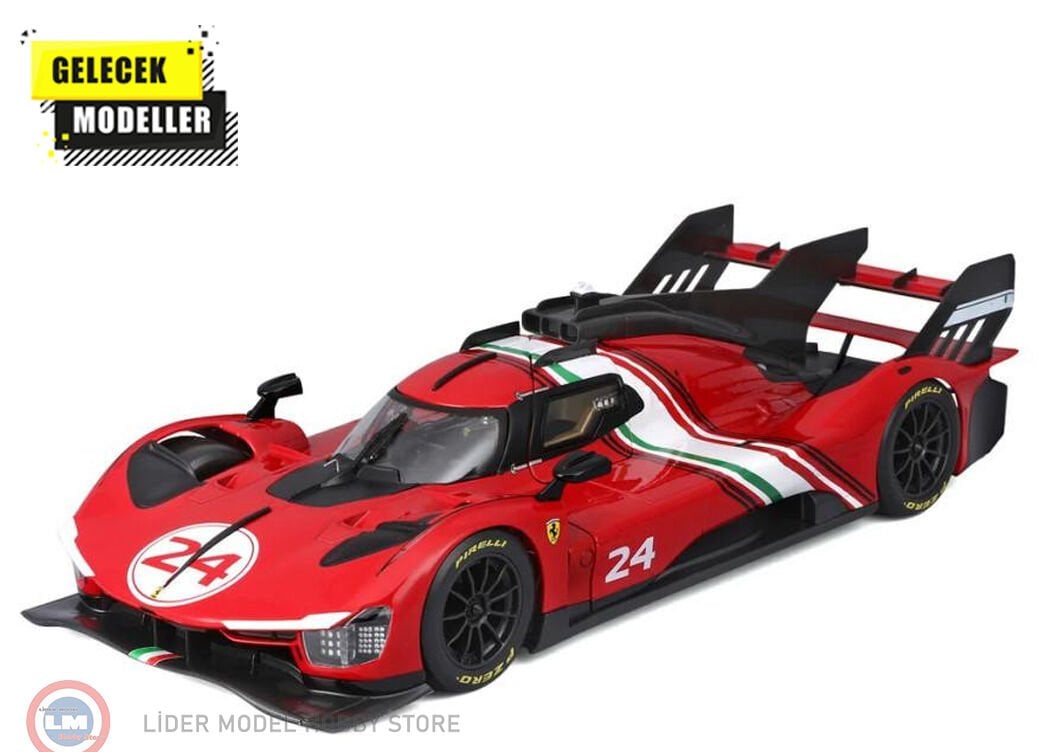 1:18 Burago 2024 Ferrari 499P MODIFICATA #24