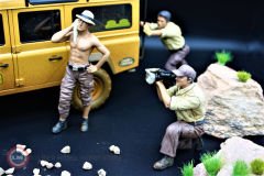 1:18 Mecanic Figure Offroad, Camel Trophy Set