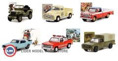 1:64 1981 Chevrolet K20 Scottsdale with Fire Equipment, Hose and Tank - Norman Rockwell Series 4