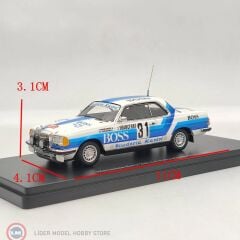 1:43 Neo Scale 1980 Mercedes Benz 280 CE, #31, Boss, Rallye WM
