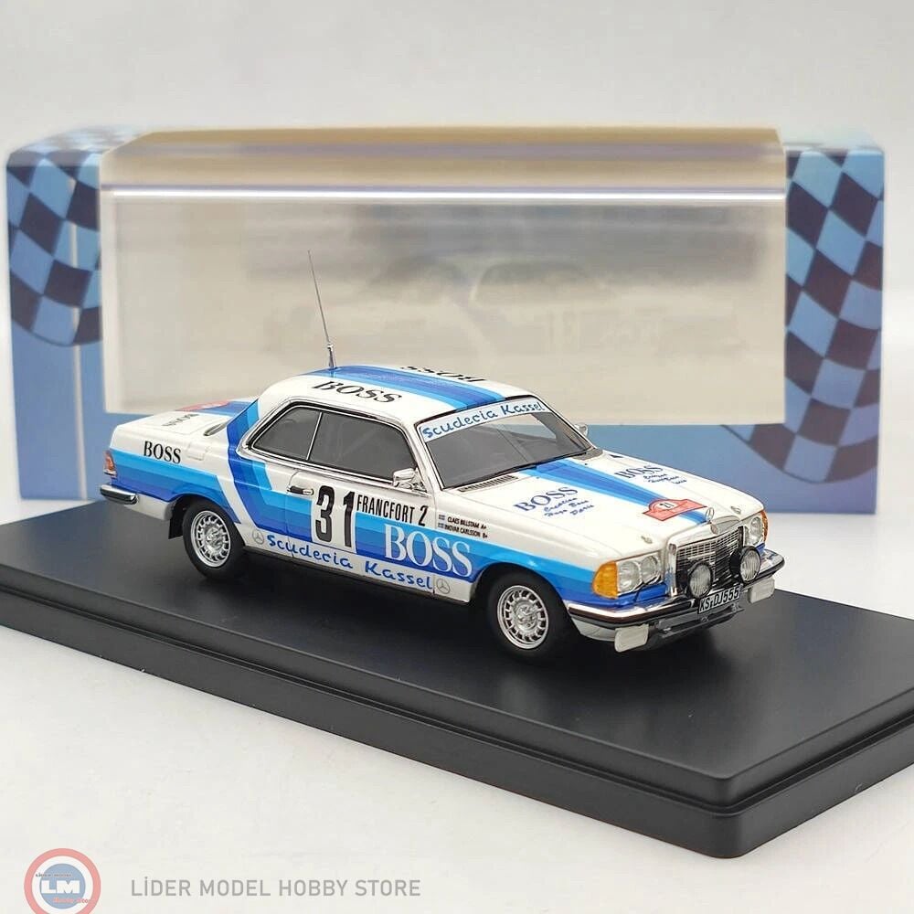 1:43 Neo Scale 1980 Mercedes Benz 280 CE, #31, Boss, Rallye WM