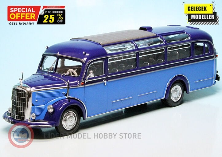 1:43 Minichamps 1950 Mercedes Benz O 3500 BUS