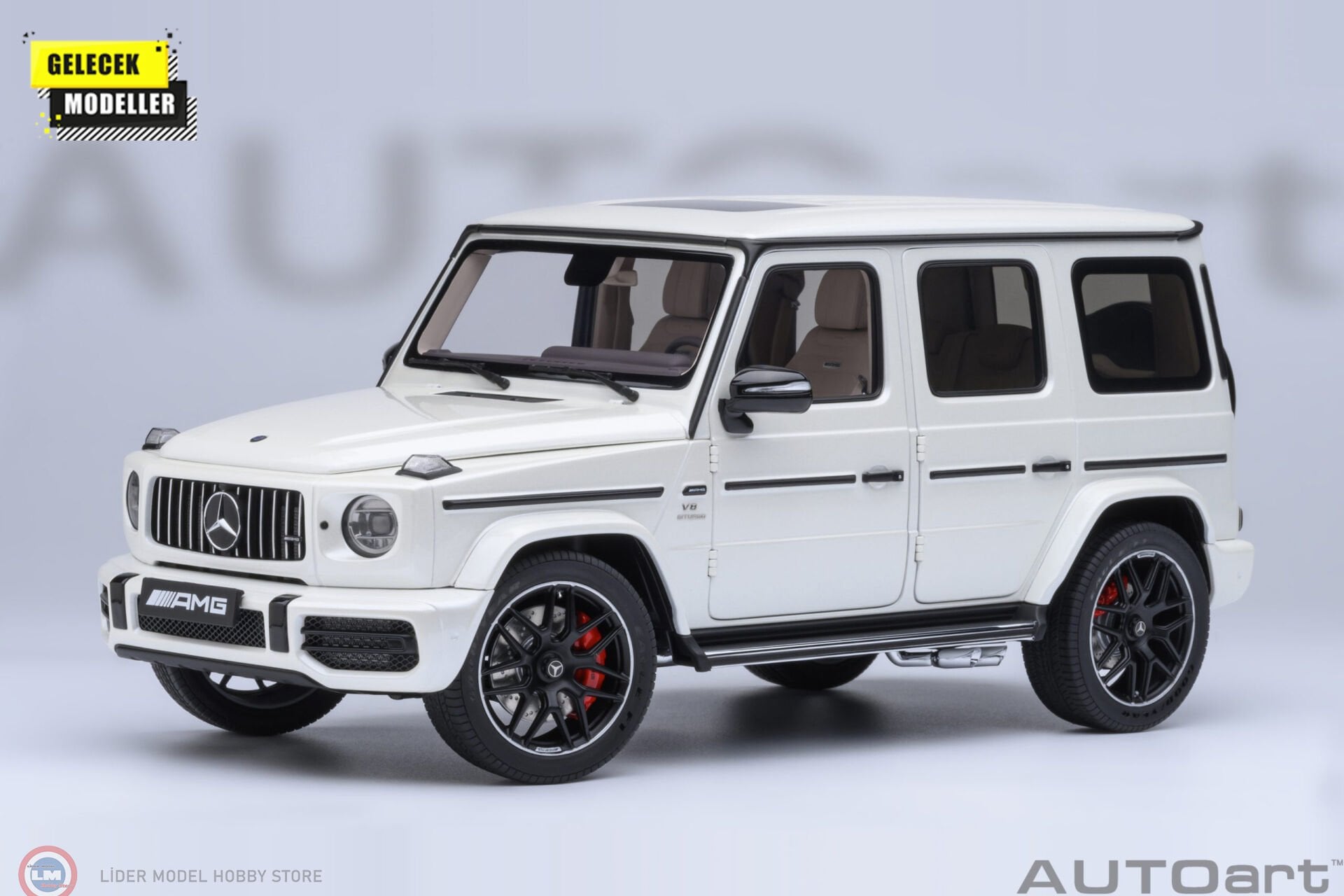 1:18 Autoart 2019 MERCEDES BENZ AMG G63 - Brilliant White