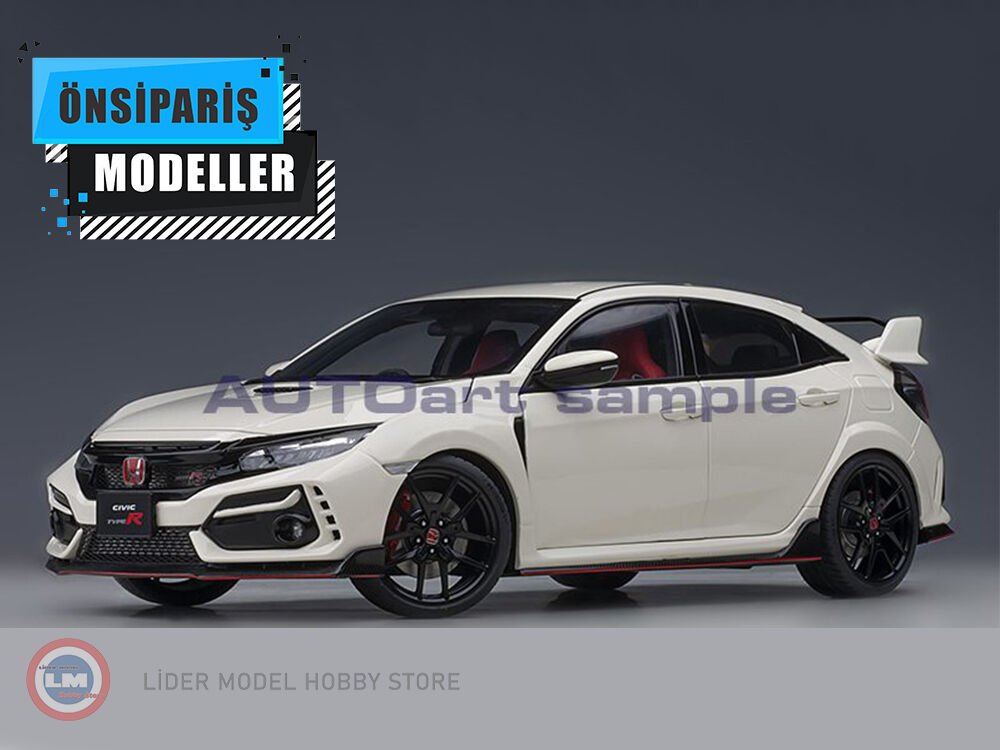 Autoart - 1:18 2021 Honda Civic Type R (FK 8) (championship white