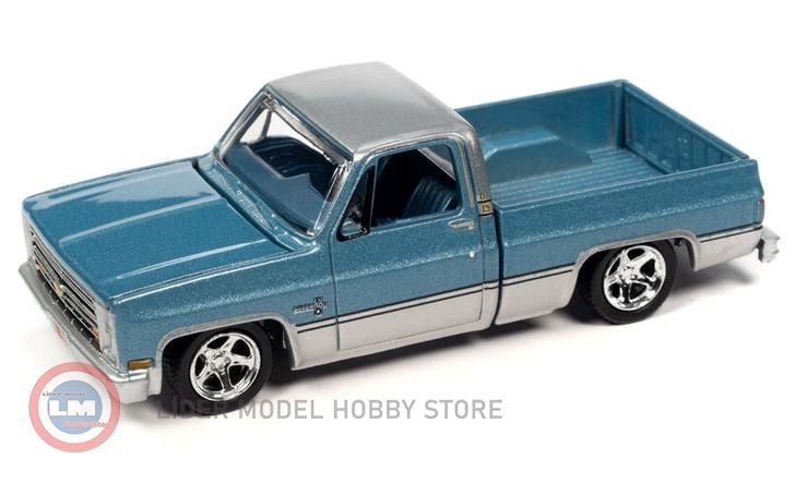 1:64 Autoworld 1985 Chevrolet Silverado Pickup Truck (Lowered Version)