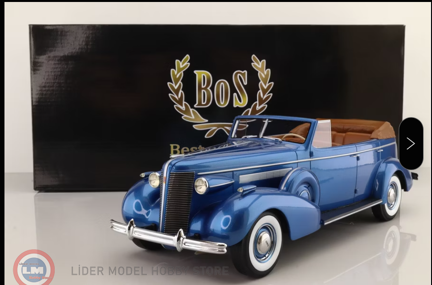 Bos Models - 1:18 Bos Models 1937 Buick Roadmaster 80-C Four-Door ...