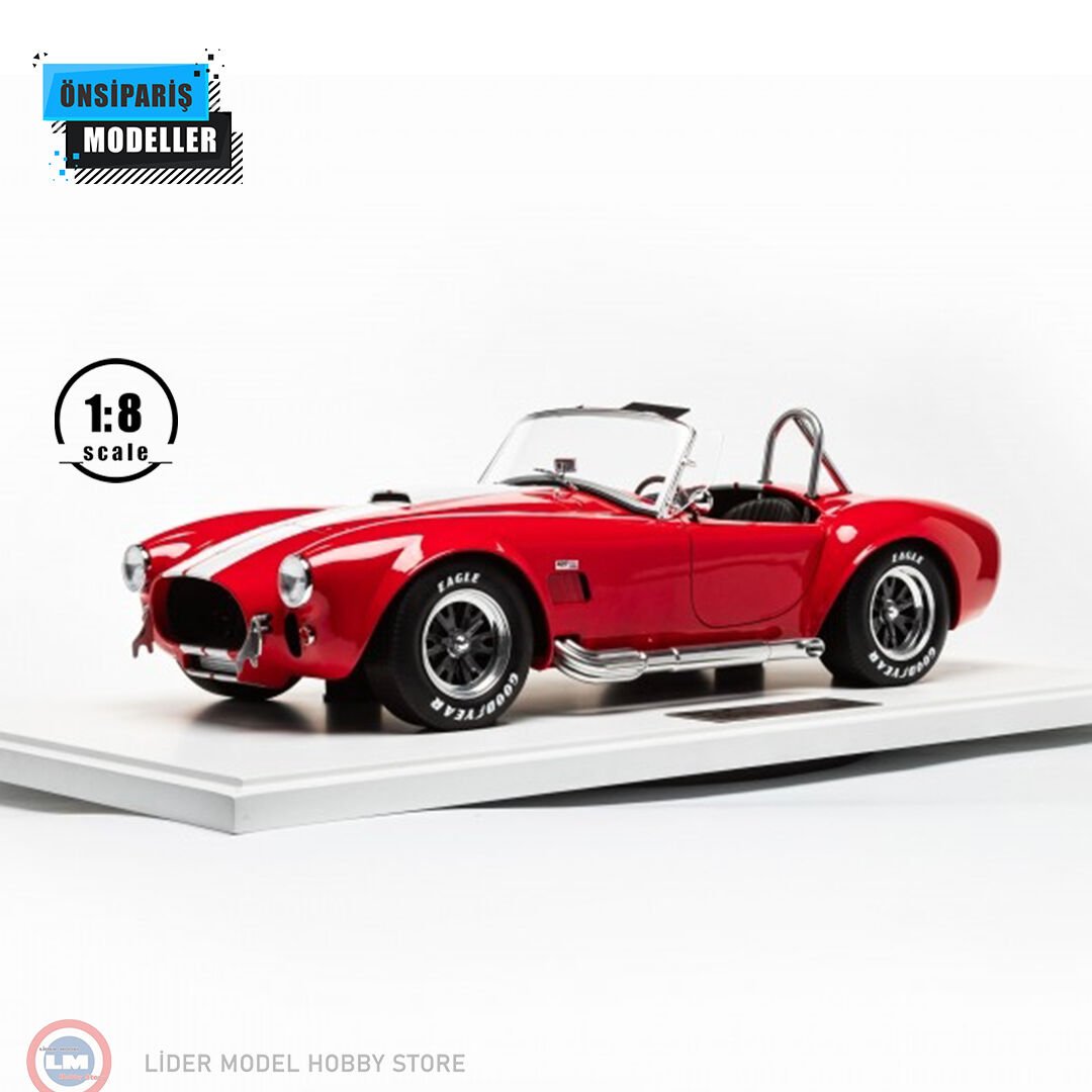 1:8 HC Model 1962 Ford Shelby Cobra 427 SC Race Red