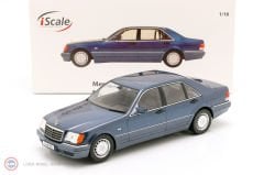 1:18 1994 Mercedes Benz S500 W140 Azurit Blue