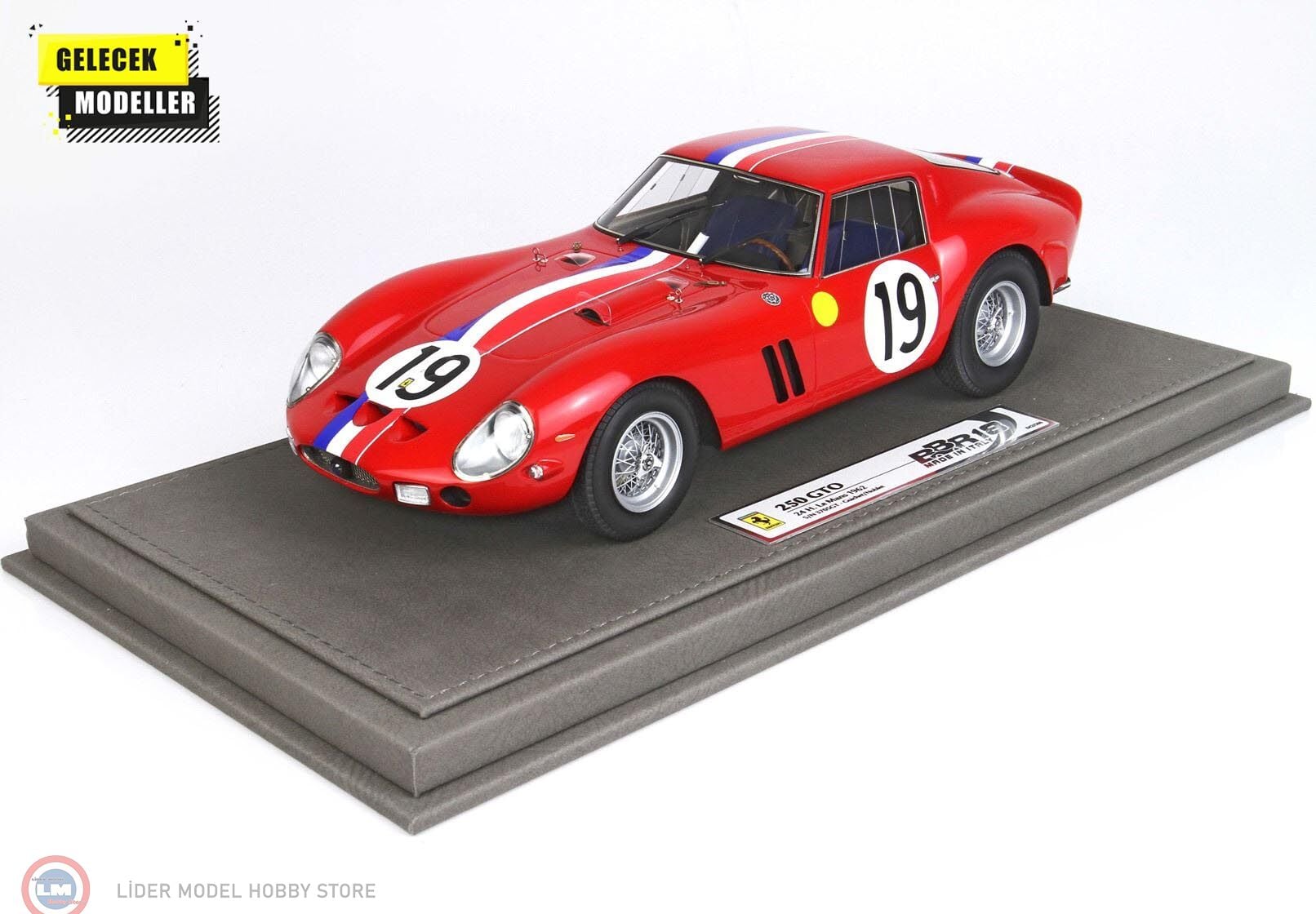 1:18 BBR Ferrari 250 GTO #19 24H Le Mans 1962 SN 3705 GT