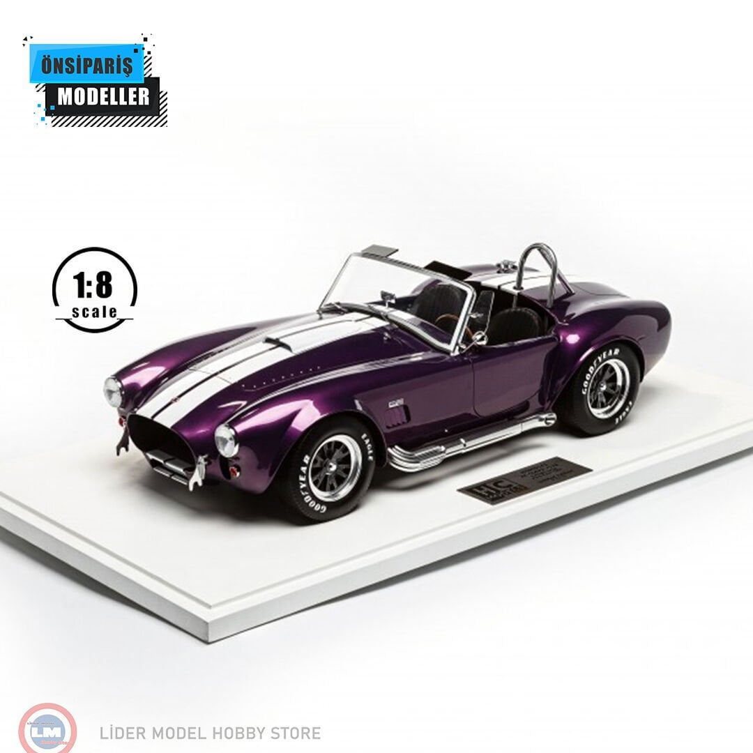 1:8 HC Model 1965 Ford Shelby Cobra 427 SC Twilight Royal Plum Pearl