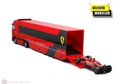 1:43 Burago 2023 Ferrari IVECO S-WAY 570 RACING TRANSPORTER