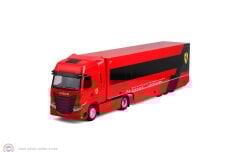 1:43 Burago 2023 Ferrari IVECO S-WAY 570 RACING TRANSPORTER