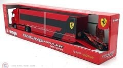 1:43 Burago 2023 Ferrari IVECO S-WAY 570 RACING TRANSPORTER
