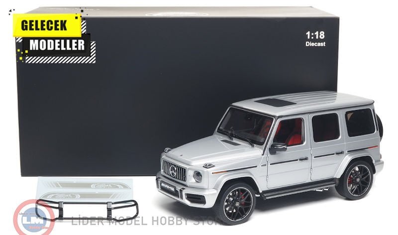 1:18 Almost Real 2019 Mercedes Benz AMG G 63 (W463) – IRIDIUM SILVER