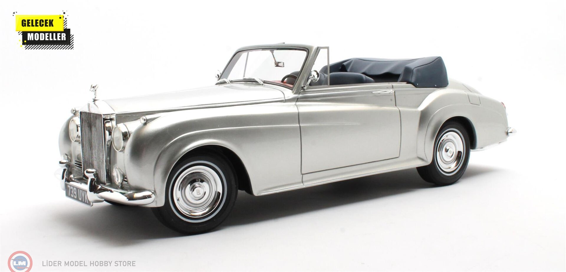 1:18 Cult Scale 1960 Rolls Royce Silver Cloud DHC - Shell Grey