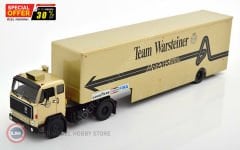 1:43 IXO 1981 Volvo F89 Team Warsteiner Arrows Race Transporter