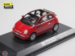 1:43 Norev 2009 Fiat 500 C - Rosso Perlato