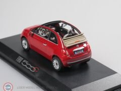 1:43 Norev 2009 Fiat 500 C - Rosso Perlato