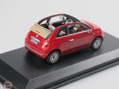 1:43 Norev 2009 Fiat 500 C - Rosso Perlato