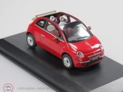 1:43 Norev 2009 Fiat 500 C - Rosso Perlato
