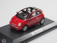 1:43 Norev 2009 Fiat 500 C - Rosso Perlato